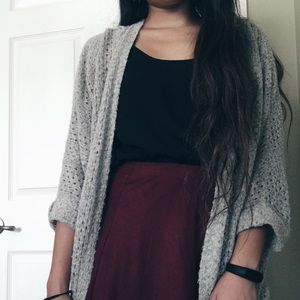 waffle cardigan